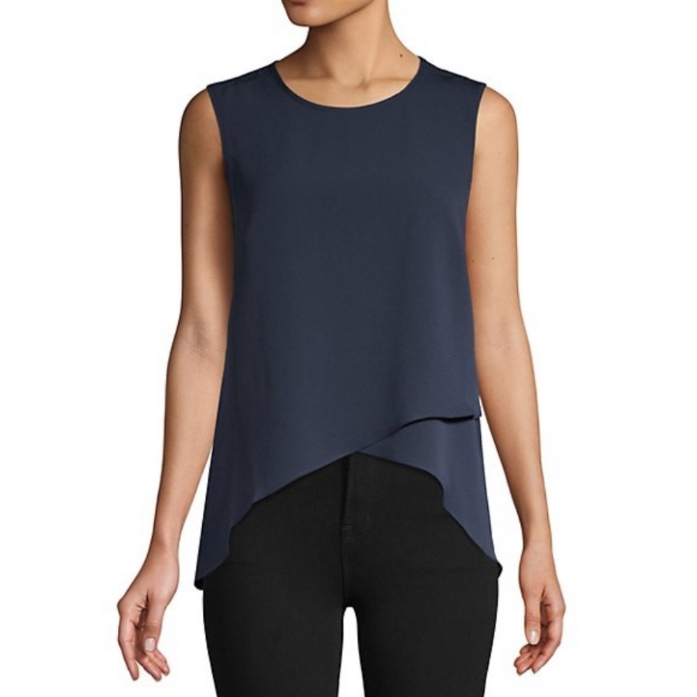 NWT BCBG MAXAZRIA DARK NAVY TANK